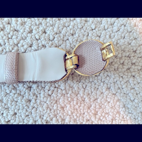 Authentic Judith Leiber Snake Skin Belt - Picture 5 of 7